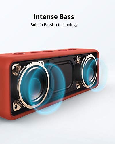 Portable Bluetooth Speaker with 12W Stereo Sound, IPX7 Waterproof, 24-Hour Playtime S9444
