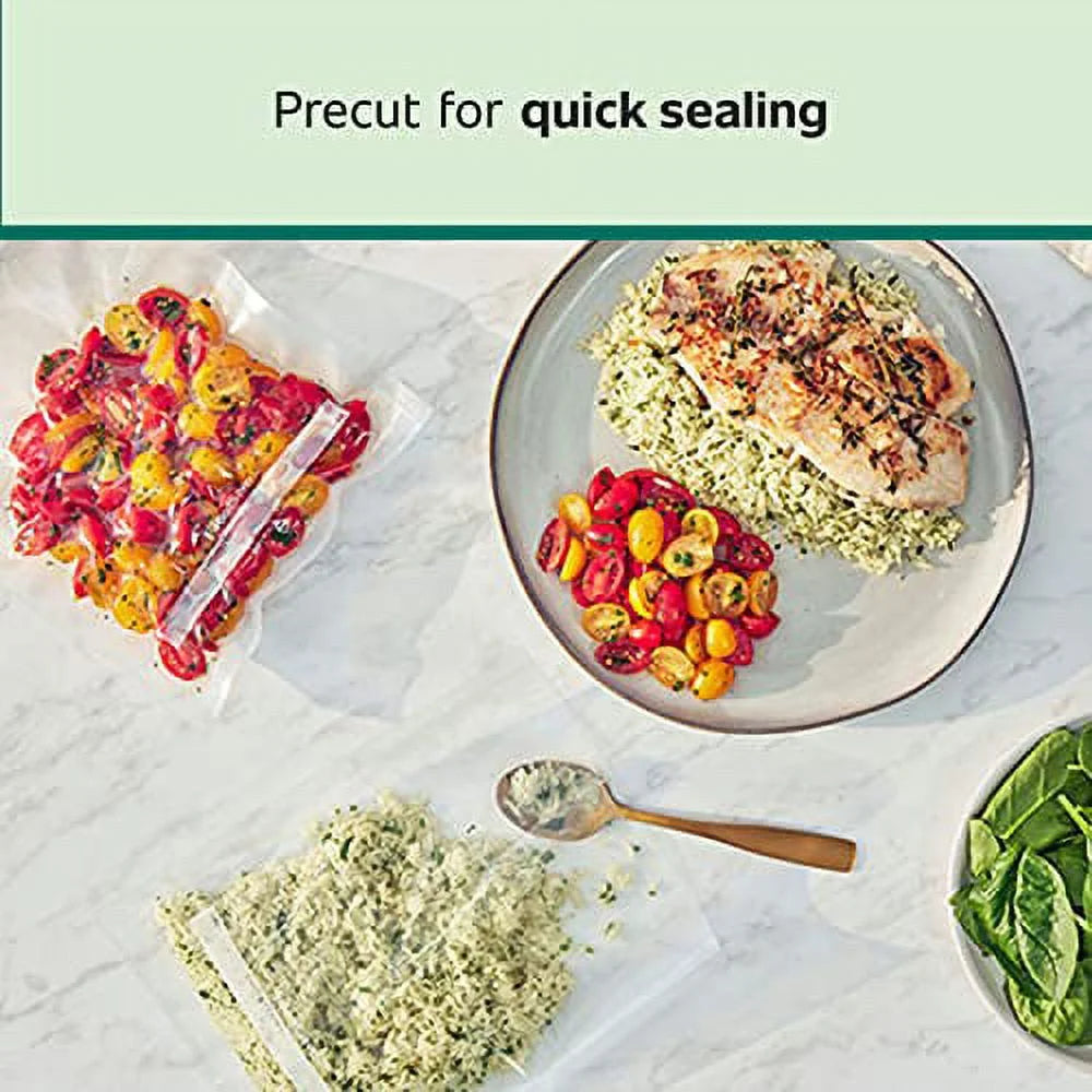 1 Quart Vacuum Sealer Bags for Food Storage and Sous Vide, 44 Count H96475