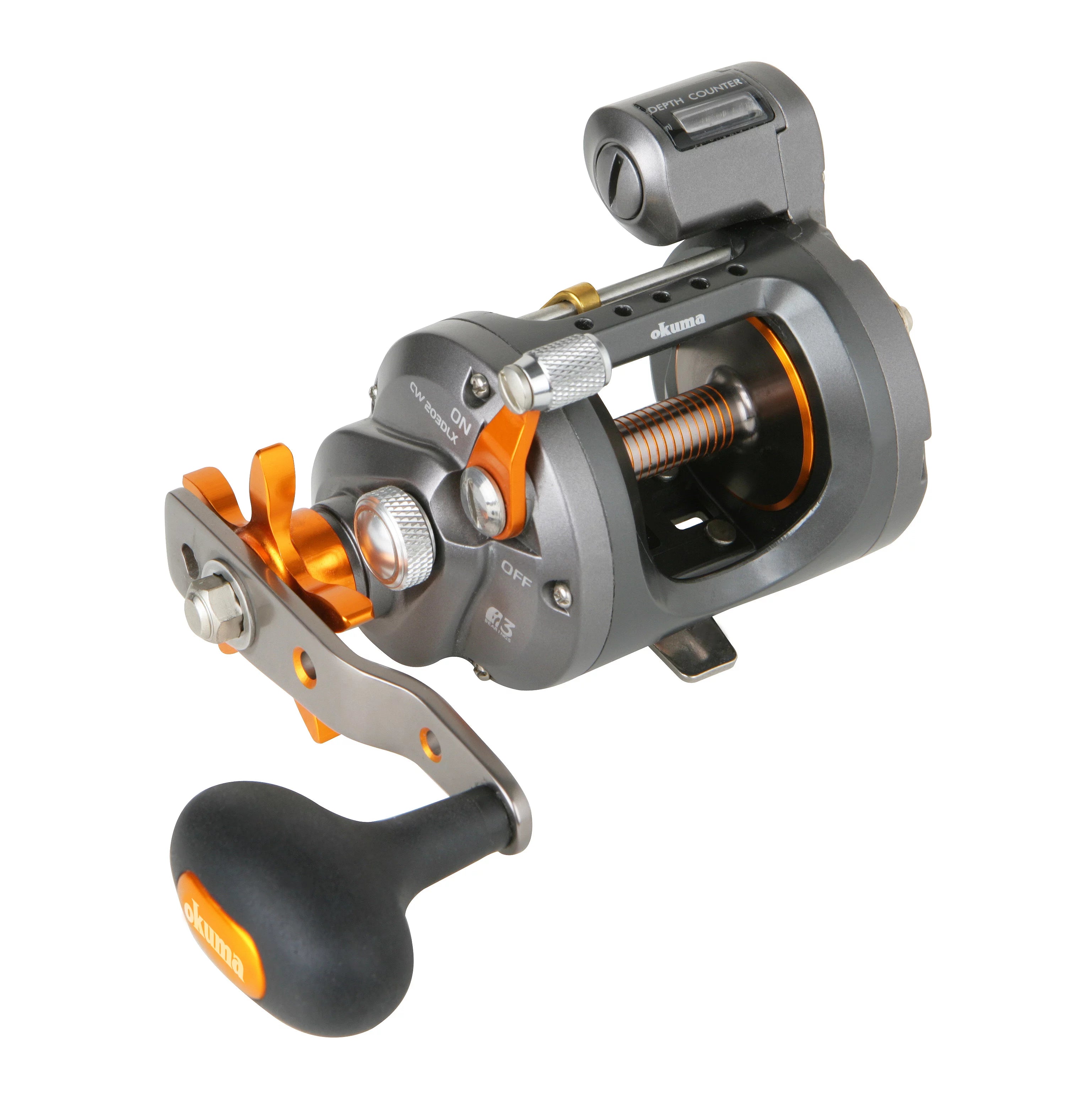 Cold Water Star Drag Line Counter Fishing Reel, Left Hand T552935