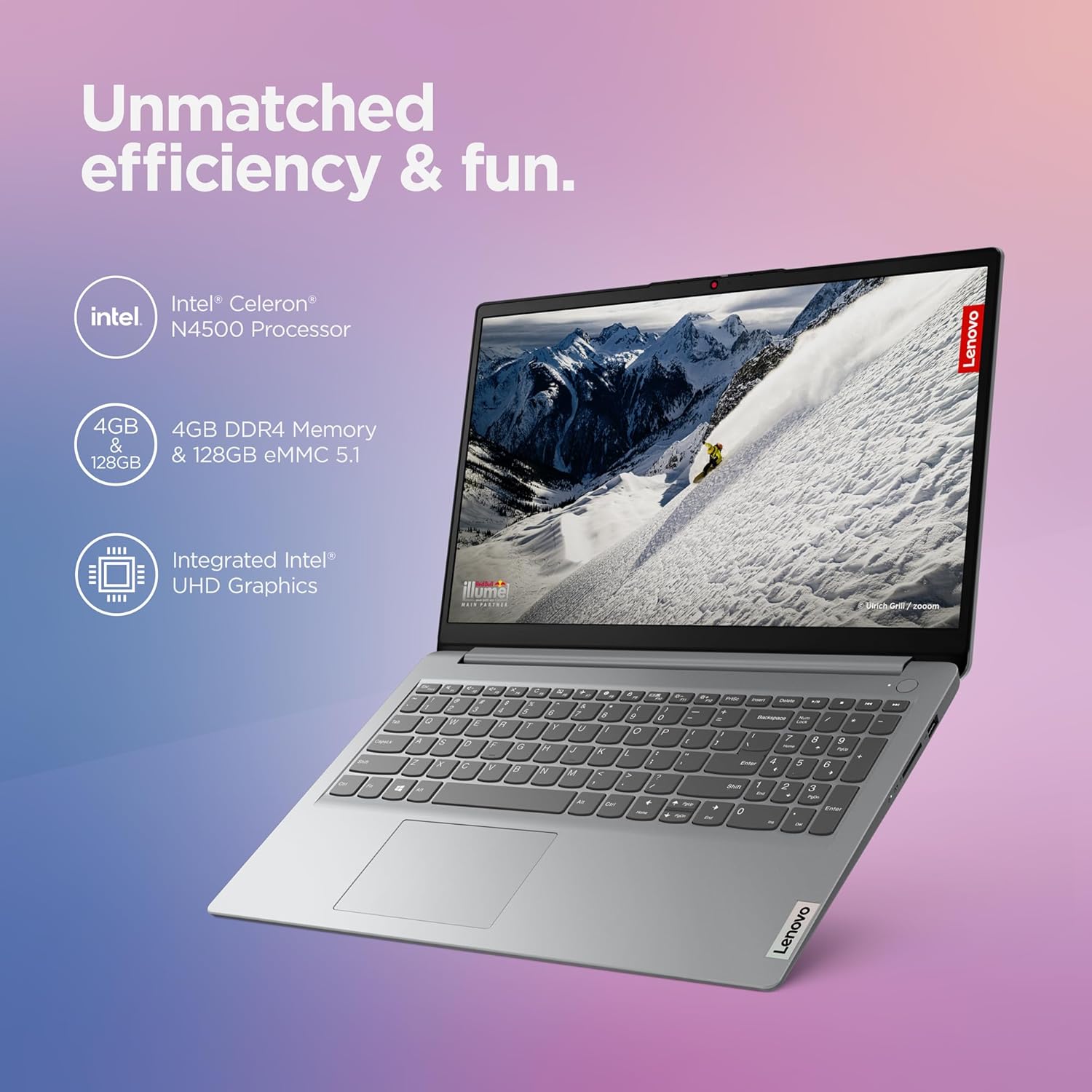 Everyday Laptop Computer - Windows 11 - 15.6" FHD - 4GB Memory - 128GB Storage C80176