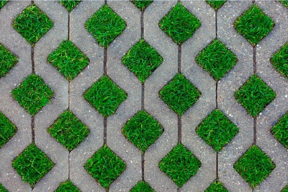 Concrete Molds for DIY Grass Paving Blocks A42142