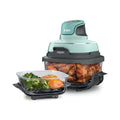 Air Fryer with Glass Containers, 4 QT & 6 Cup, Dishwasher Safe Z1664