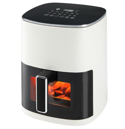 Air Fryer 6 Quart with Window, 12-in-1 Cooking Functions B62299