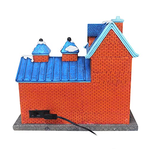 Lighted Musical Snow Village with Animated Kids Sledding A3584