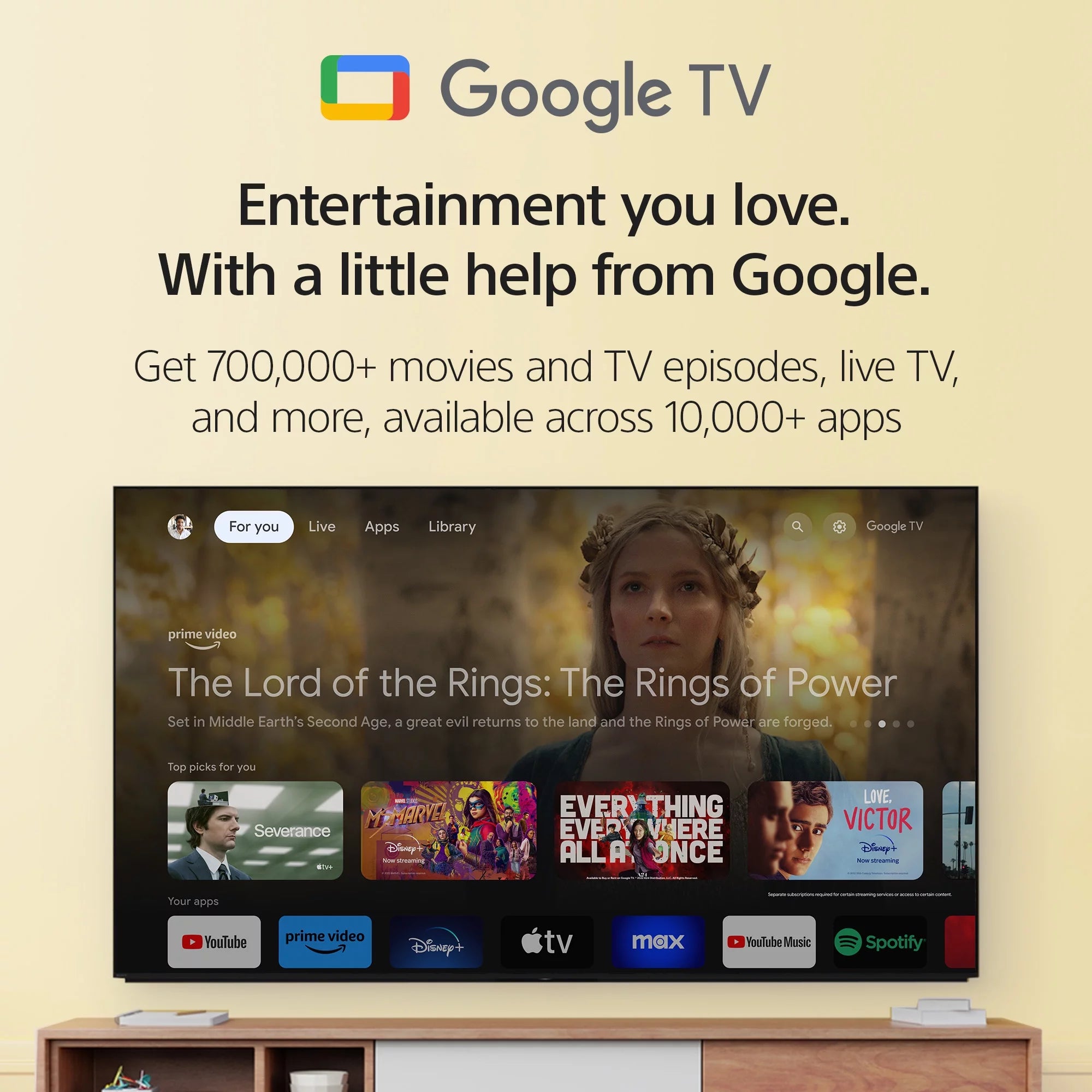 55” QD-OLED 4K HDR Smart TV with Google TV I553566