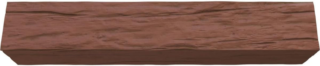 Faux Wood Ceiling Beams, 8-in W x 8-in H x 8-ft L, Redwood E5574