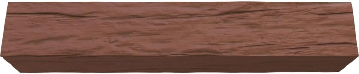 Faux Wood Ceiling Beams, 8-in W x 8-in H x 8-ft L, Redwood E5574
