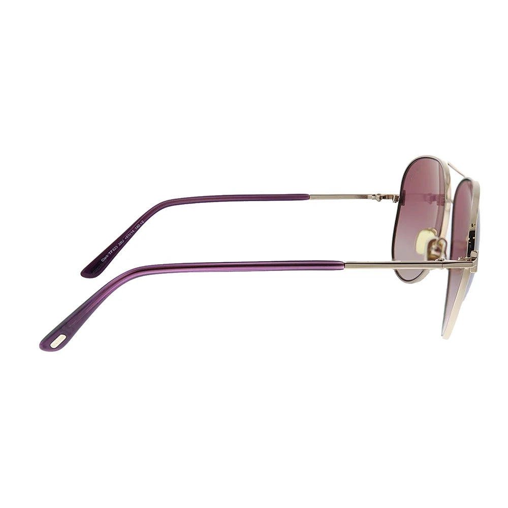 Aviator Sunglasses Rose Gold 61mm P6881