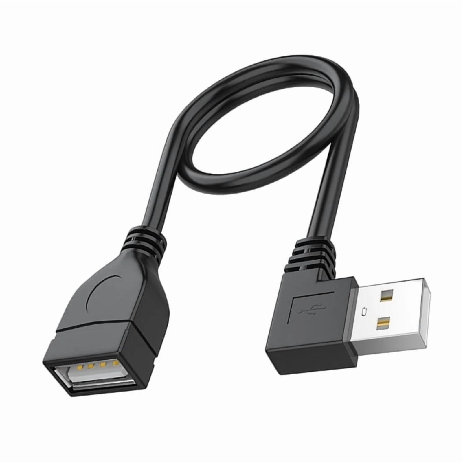 USB 2.0 Extension Cable Male to Female 90 Degree Angled Z420