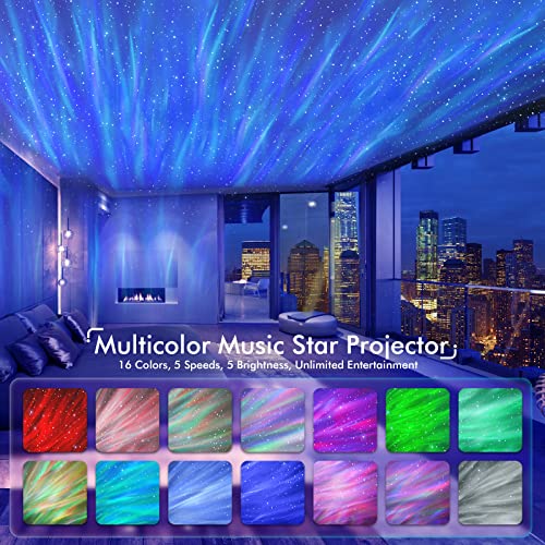 Galaxy Projector with Bluetooth Speaker and White Noise for Bedroom P99664