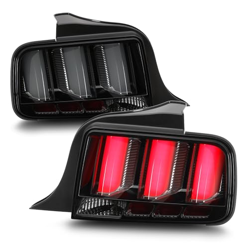Smoked LED Tail Lights for 2005-2009 Ford Mustang P785532