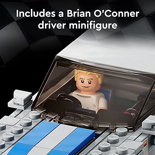 Nissan Skyline GT-R (R34) Race Car Building Kit with Racer Minifigure X74152