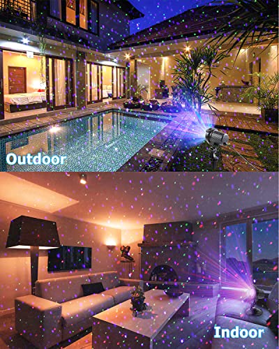Outdoor Garden Laser Lights Projector, Red Green Blue W601936