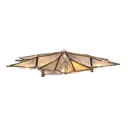 Capiz Star Treetop with Center Gem G5493
