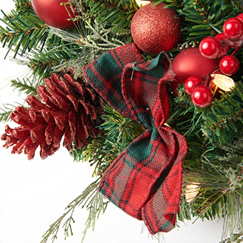 Pre-lit Christmas Garland 9ft with 50 LED Lights B458889