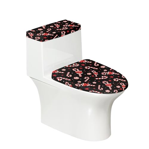 Christmas Toilet Lid and Tank Cover Set for Bathroom Decor K51670