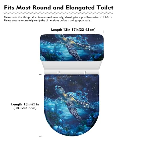 Christmas Toilet Lid and Tank Cover Set for Bathroom Decor K51670