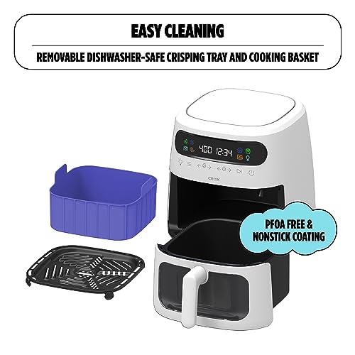 8 QT Digital Air Fryer with Touch Screen, Timer and Auto Shut-off, Lavender L33592