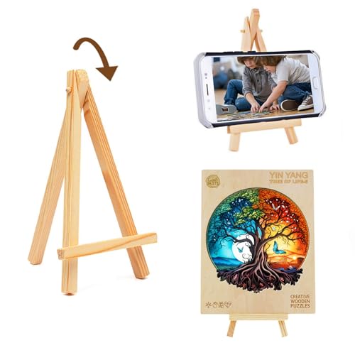 Wooden Jigsaw Puzzle for Adults, Unique Shape Tree Design, 190 Pieces F4216