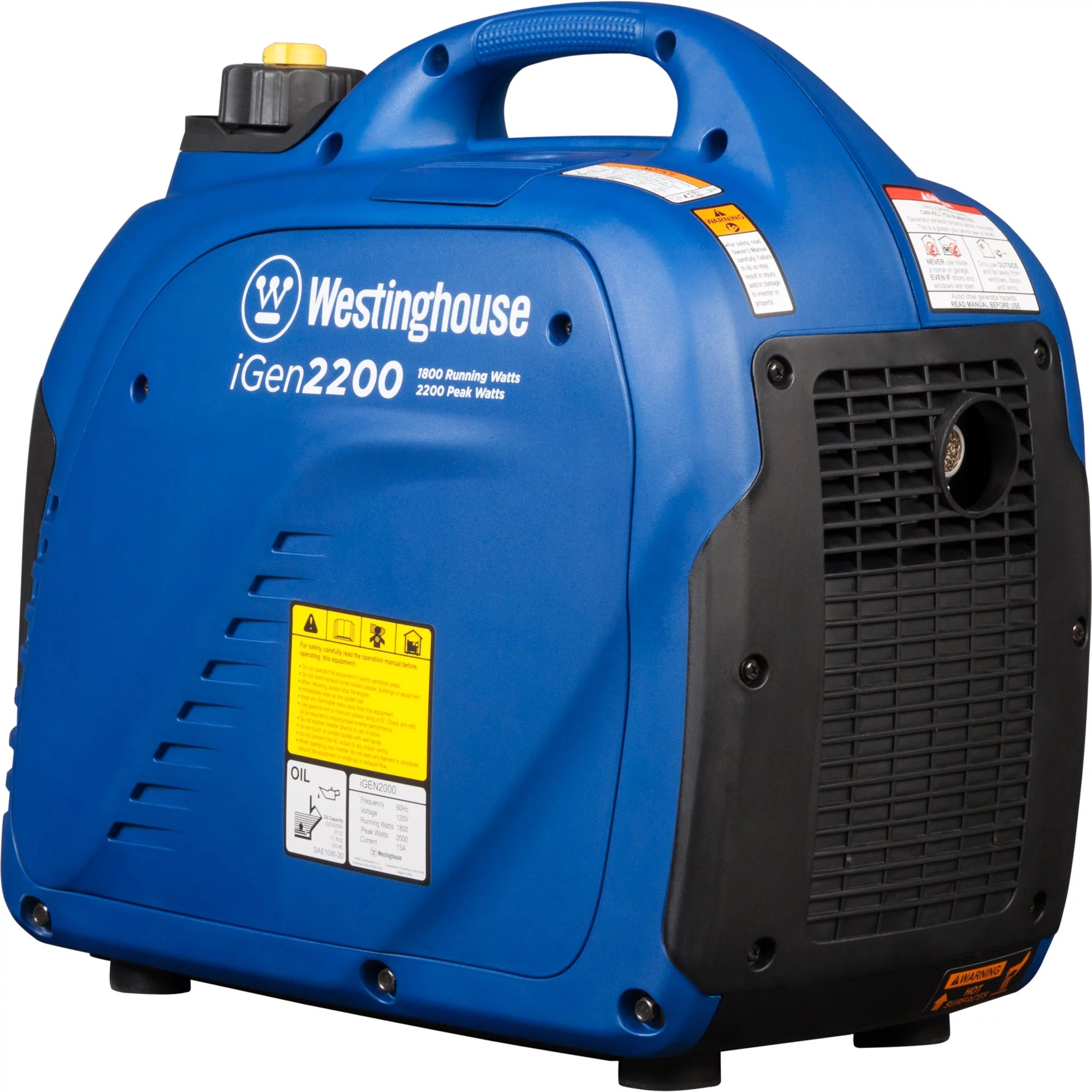 2200 Peak Watt Portable Gas Inverter Generator J7555