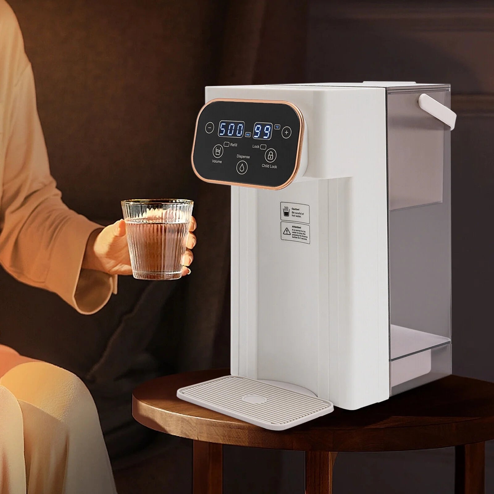 Hot Water Dispenser with Filter 1500W Electric Kettle T810