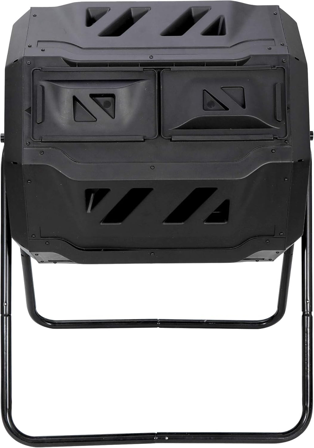 Dual Rotating Chamber Compost Tumbler, 43 Gallon Outdoor Composter K719
