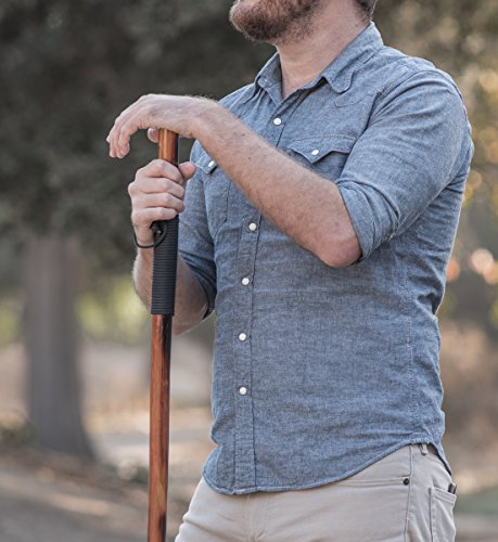 Paracord Hiking Walking Stick 55 Inch 440 lb Capacity R416439