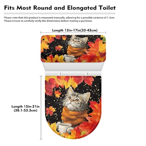 Christmas Toilet Lid and Tank Cover Set for Bathroom Decor K51670