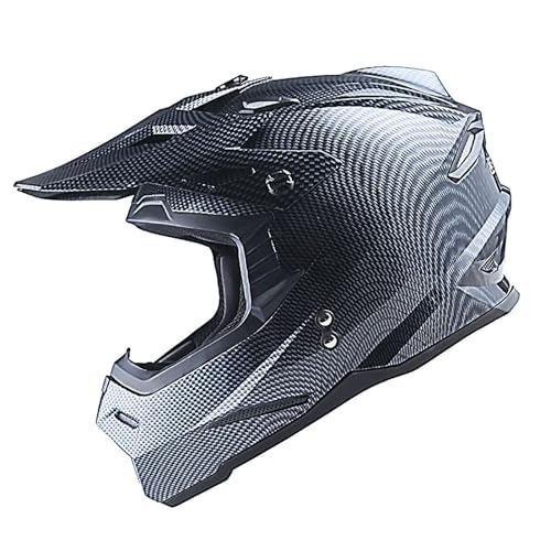 Adult Motocross Helmet Full Face Racing Style Matt Black D9788