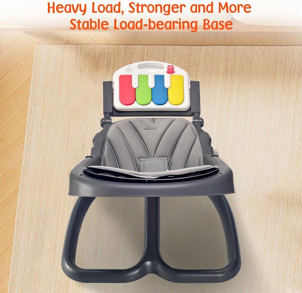 Electric Portable Baby Swing for Newborns with Pedal Piano, 5 Speeds and 3 Recline Positions R476
