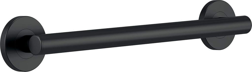 Matte Black Decorative Grab Bar, 18 Inch U329140