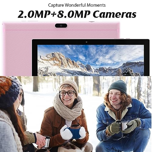 Tablet 10 Inch with Keyboard, Mouse, Case, Stylus, 8GB RAM 64GB ROM N8168