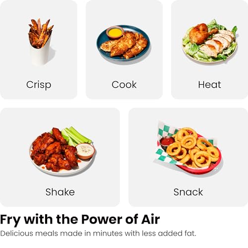 6 Quart Dual Basket Air Fryer with Digital Touchscreen P315