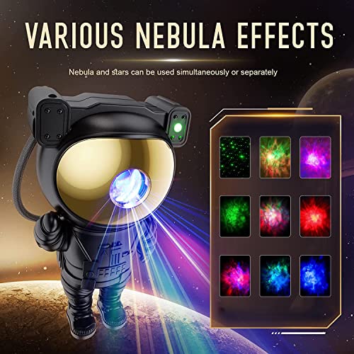 Astronaut Star Projector Night Light with Remote and Timer E396