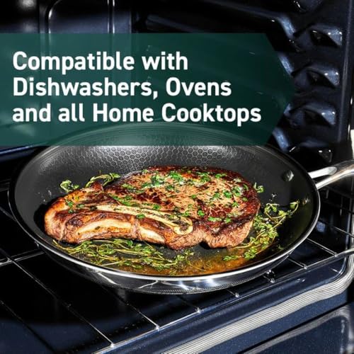 Nonstick 6-Piece Fry Pan Set with Glass Lids J97187