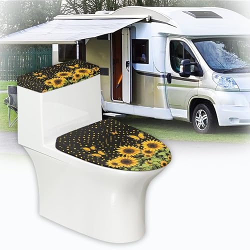 Christmas Toilet Lid and Tank Cover Set for Bathroom Decor K51670