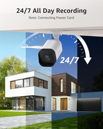 Wireless Camera System, 16CH 4K Security NVR, 4Pcs 3MP Outdoor Cameras, 2-Way Audio, Human Detection, IP66 Waterproof V1432