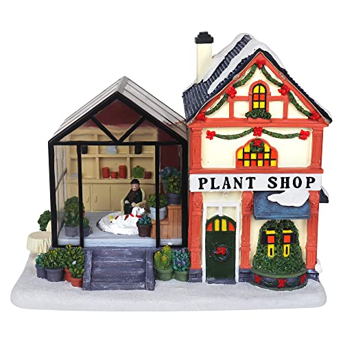 Lighted Musical Christmas Village Collectible Houses U181