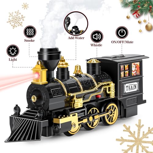 Train Set with Steam, Lights and Sounds for Kids I390