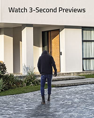 Video Doorbell Wired with Chime, Dual Cam, 2K HDR, No Monthly Fee Y27175