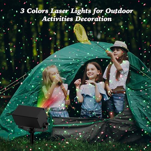 Outdoor Laser Lights Projector with Remote Control for Holiday Decor I784