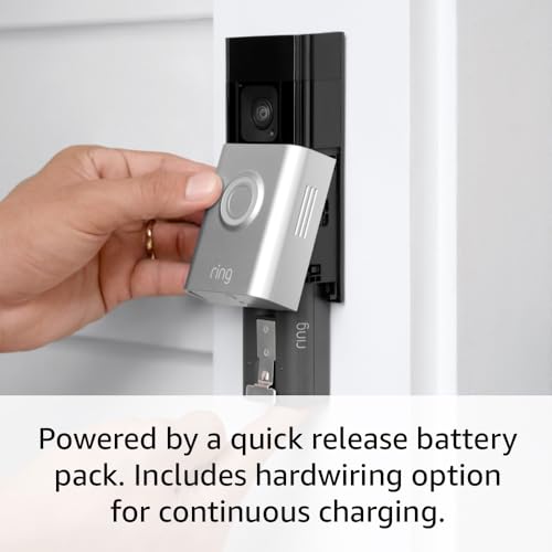 Battery Doorbell with HD Video, Motion Detection, and Two-Way Talk D184