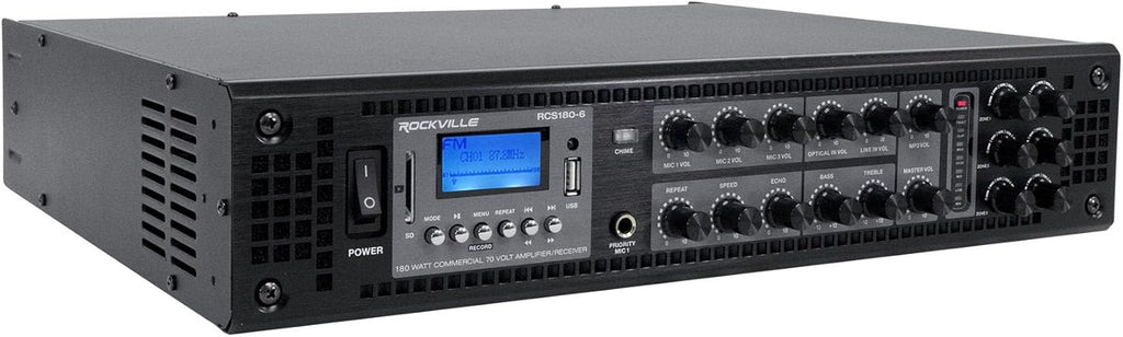 6 Zone Home Audio System with 14 Ceiling Speakers Y324682