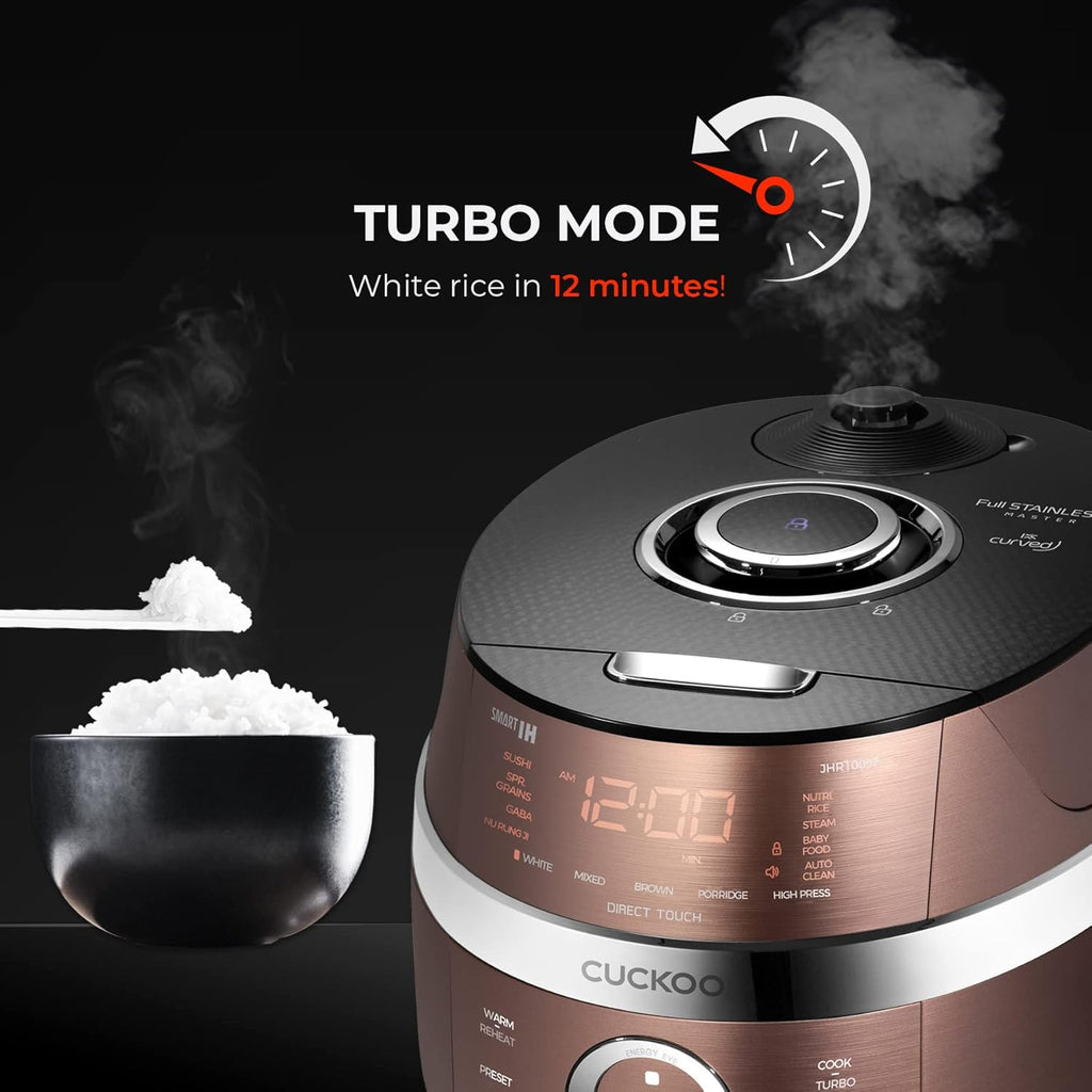 10-Cup Induction Heating Pressure Rice Cooker with 19 Menu Options Z335945