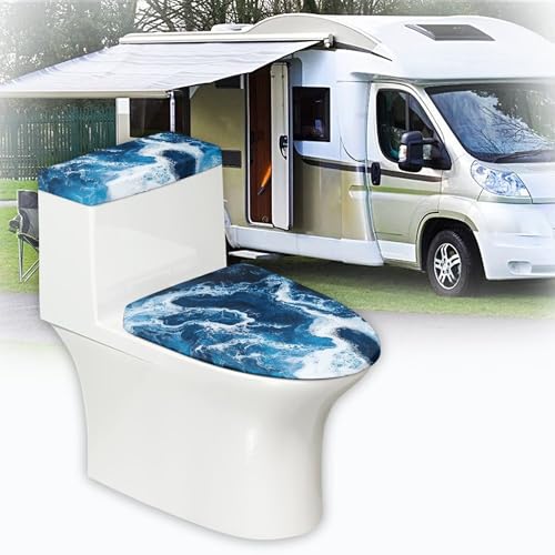 Christmas Toilet Lid and Tank Cover Set for Bathroom Decor K51670
