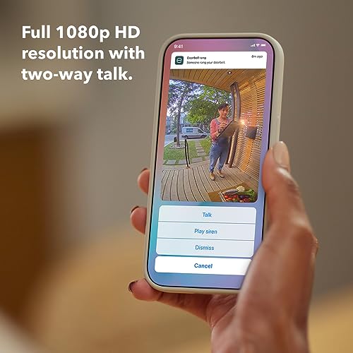 Smart Video Doorbell Camera Wired with HD Night Vision and Two-Way Talk F9110