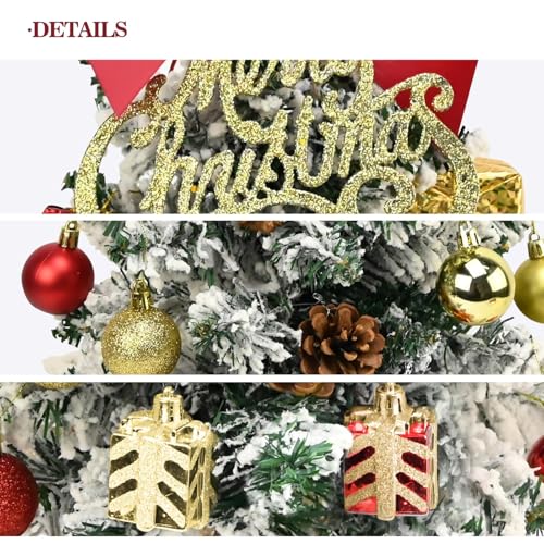 Green Tabletop Christmas Tree with LED Lights H5873