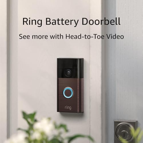 Battery Doorbell with Head-to-Toe Video, Two-Way Talk and Motion Alerts U183