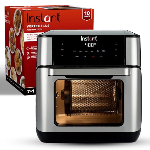 10QT Air Fryer, 7-in-1 Functions with EvenCrisp Technology, Stainless Steel Z44367