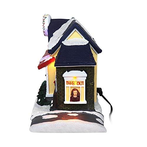 Lighted Musical Christmas Village Collectible Houses U181